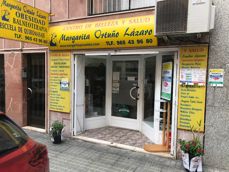 CENTRO DE BELLEZA Y SALUD MARGARITA ORTUÑO LAZARO Y EUSEBIO GARCIA LOPEZ. ESCUELA DE QUIROMASAJE Y TERAPIAS COMPLEMENTARIAS