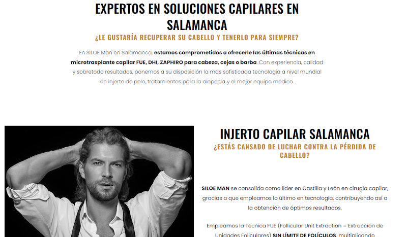 Injerto Capilar – SILOE Man